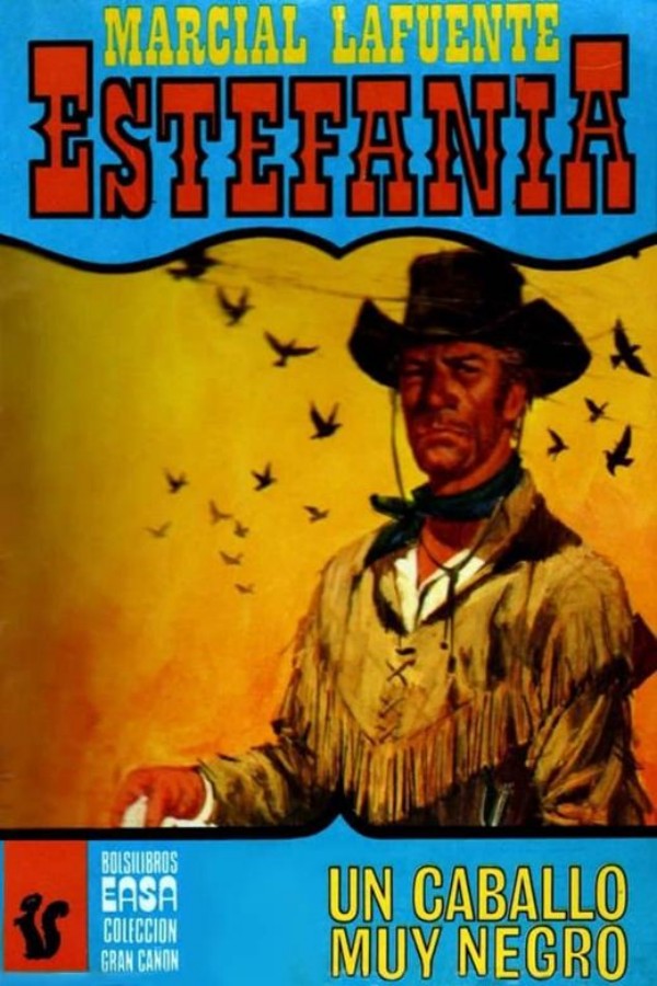 Un caballo muy negro