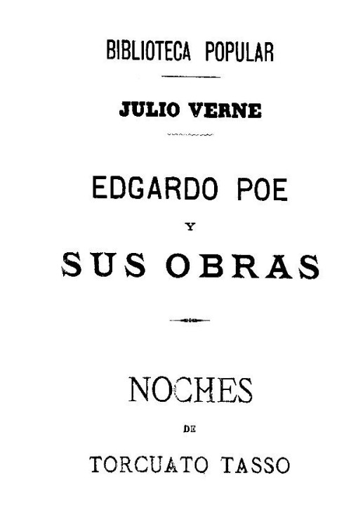 Edgardo Poe y sus obras - Noches