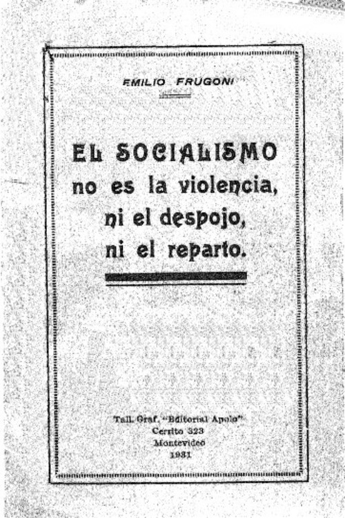 El Socialismo no es la violencia, ni el despojo, ni el reparto.