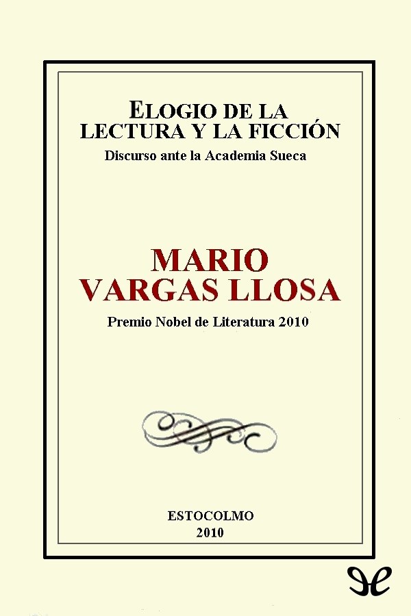 Elogio de la lectura y la ficción