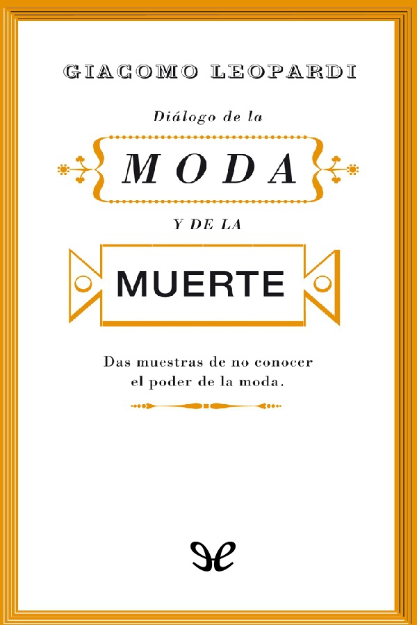 Diálogo de la moda y de la muerte