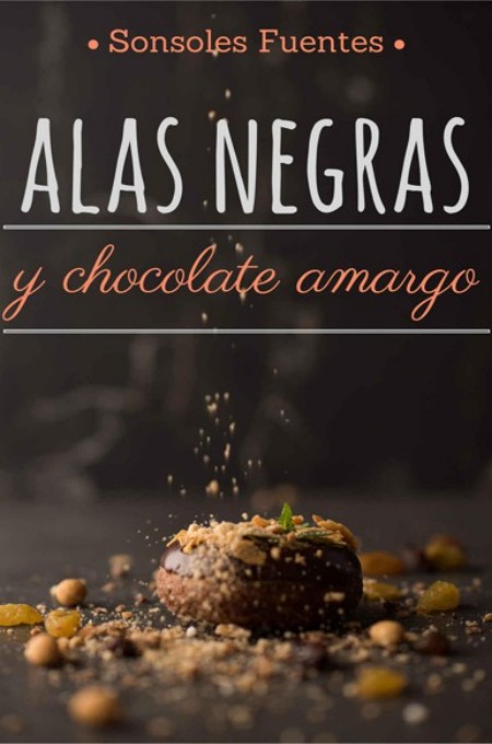 Alas negras y chocolate amargo