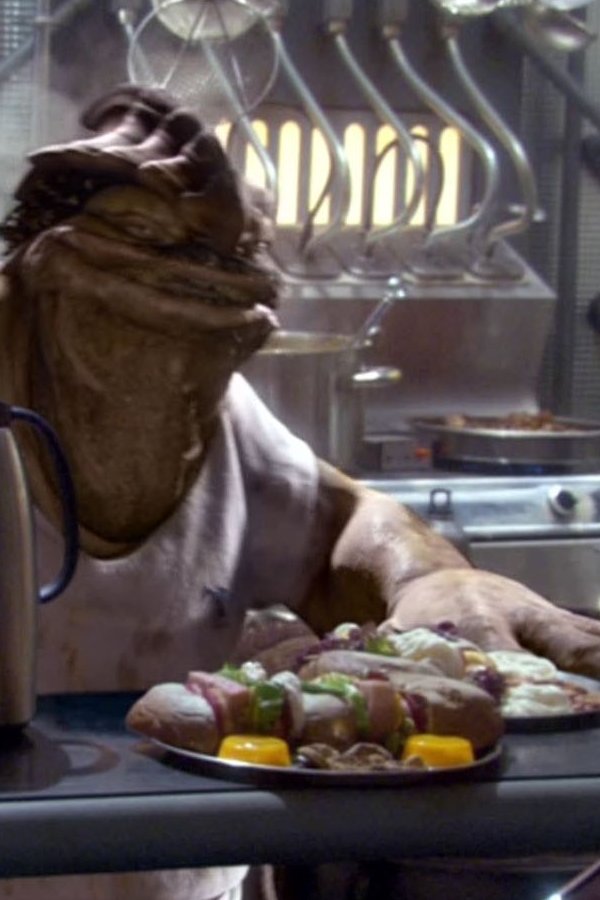 Cenando en el restaurante de Dexter