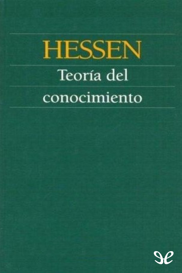Teoría del conocimiento