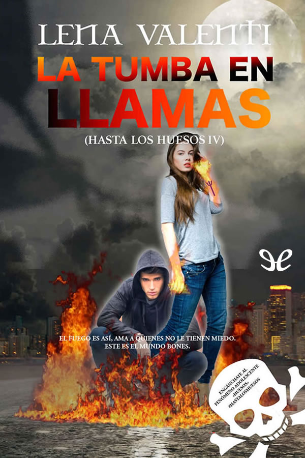 La tumba en llamas
